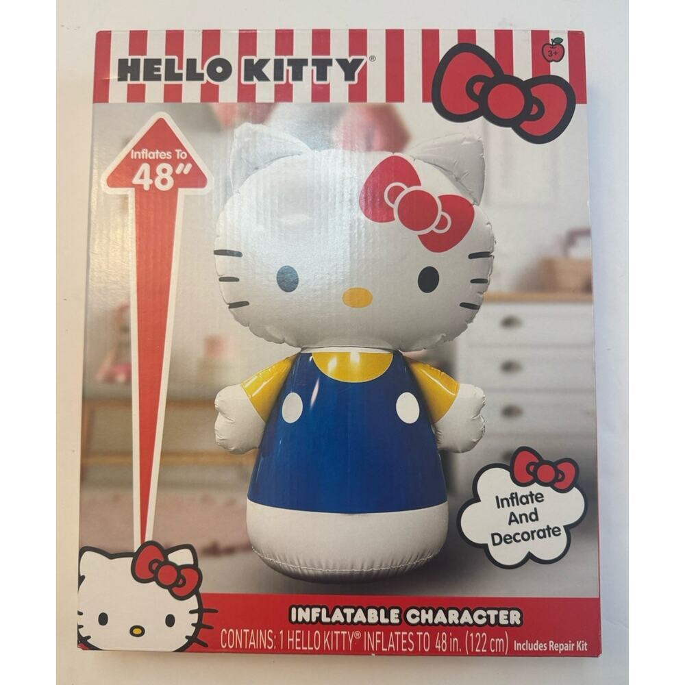 Hello Kitty Inflatable Character 48” Indoor Outdoor Decoration Giant NIB
